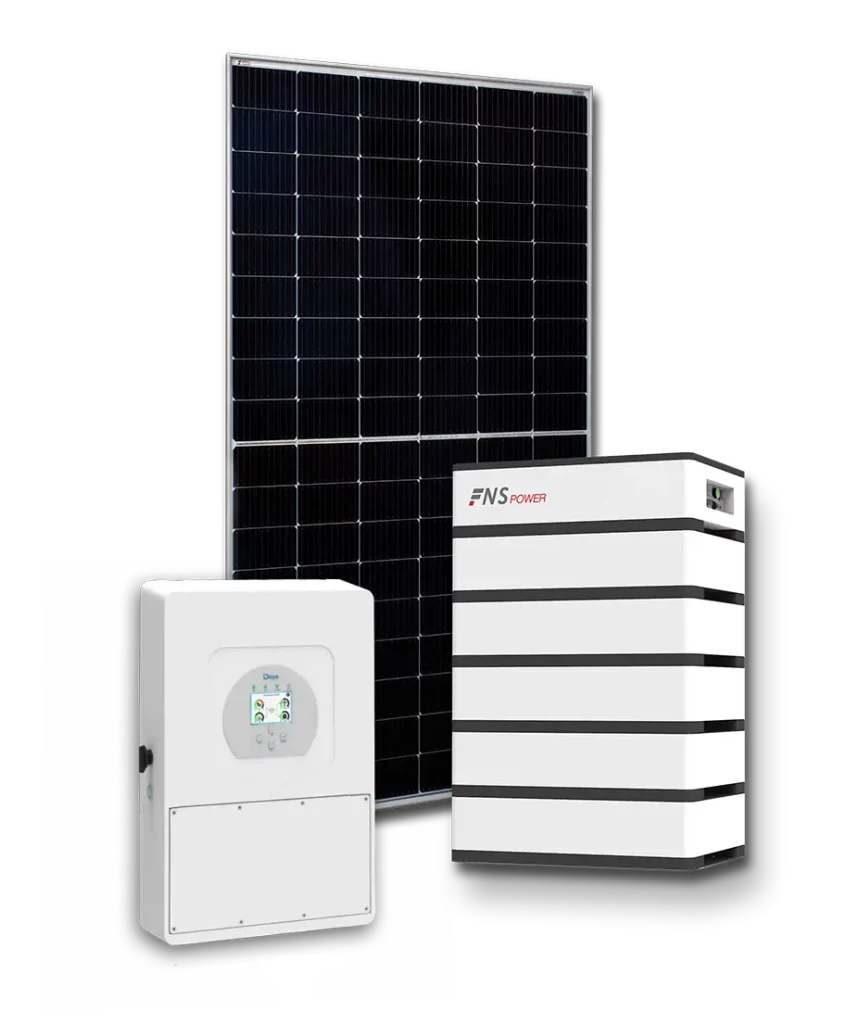 Solarpaket mit Hybridwechselrichter und Batteriespeicher